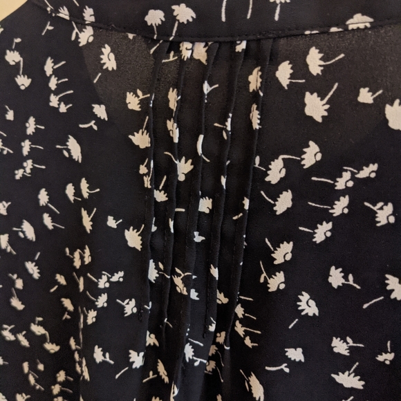 J.Crew Floral Wrist Tie Blouse - Picture 6 of 7